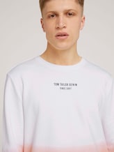 Sweatshirt mit Farbverlauf - Männer - orange lobster Sweatshirt mit Farbverlauf - Männer - orange lobster - 9 - TOM TAILOR Denim
