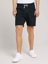 Melierte Sweatshorts - Männer - Black Non-Solid Melierte Sweatshorts - Männer - Black Non-Solid - 1 - TOM TAILOR Denim