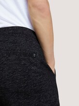 Melierte Sweatshorts - Männer - Black Non-Solid Melierte Sweatshorts - Männer - Black Non-Solid - 10 - TOM TAILOR Denim