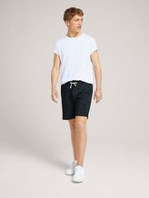 Melierte Sweatshorts - Männer - Black Non-Solid Melierte Sweatshorts - Männer - Black Non-Solid - 3 - TOM TAILOR Denim