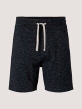 Melierte Sweatshorts - Männer - Black Non-Solid Melierte Sweatshorts - Männer - Black Non-Solid - 7 - TOM TAILOR Denim