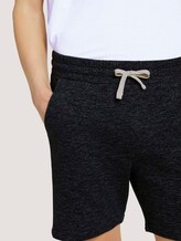 Melierte Sweatshorts - Männer - Black Non-Solid Melierte Sweatshorts - Männer - Black Non-Solid - 9 - TOM TAILOR Denim