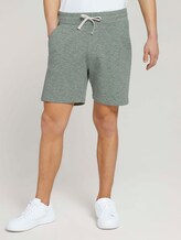 Melierte Sweatshorts - Männer - smooth green black melange Melierte Sweatshorts - Männer - smooth green black melange - 1 - TOM TAILOR Denim