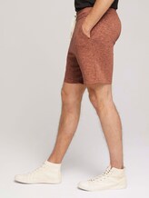 Melierte Sweatshorts - Männer - orange lobster black melange Melierte Sweatshorts - Männer - orange lobster black melange - 11 - TOM TAILOR Denim
