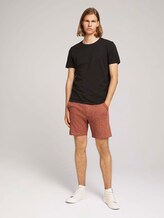 Melierte Sweatshorts - Männer - orange lobster black melange Melierte Sweatshorts - Männer - orange lobster black melange - 3 - TOM TAILOR Denim