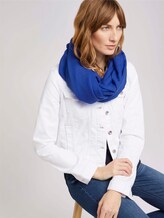 Gemusterter Schlauchschal - Frauen - anemone blue Gemusterter Schlauchschal - Frauen - anemone blue - 5 - Tom Tailor E-Shop Kollektion