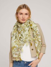 Gemustertes Tuch mit Quasten - Frauen - celery ice Gemustertes Tuch mit Quasten - Frauen - celery ice - 5 - Tom Tailor E-Shop Kollektion