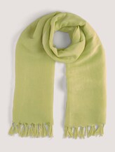 Leinen Schal mit Fransen - Frauen - celery ice Leinen Schal mit Fransen - Frauen - celery ice - 7 - Tom Tailor E-Shop Kollektion