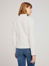 Blazer mit Ottomanstruktur - Frauen - Whisper White Blazer mit Ottomanstruktur - Frauen - Whisper White - 2 - TOM TAILOR