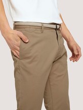 Basic Chino Hose mit Gürtel - Männer - Chinchilla Basic Chino Hose mit Gürtel - Männer - Chinchilla - 10 - TOM TAILOR Denim
