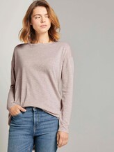 Langer Strickpullover - Frauen - cozy beige melange Langer Strickpullover - Frauen - cozy beige melange - 5 - TOM TAILOR Denim
