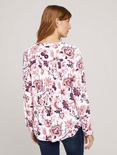 gemusterte Bluse mit Turn-Up Ärmeln - Frauen - cream paisley design gemusterte Bluse mit Turn-Up Ärmeln - Frauen - cream paisley design - 2 - TOM TAILOR