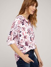 gemusterte Bluse mit Turn-Up Ärmeln - Frauen - cream paisley design gemusterte Bluse mit Turn-Up Ärmeln - Frauen - cream paisley design - 5 - TOM TAILOR