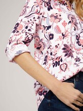 gemusterte Bluse mit Turn-Up Ärmeln - Frauen - cream paisley design gemusterte Bluse mit Turn-Up Ärmeln - Frauen - cream paisley design - 9 - TOM TAILOR