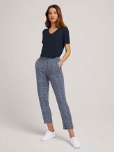 Loose Fit Hose - Frauen - blue minimal design vertical Loose Fit Hose - Frauen - blue minimal design vertical - 3 - TOM TAILOR