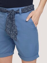 Relaxed chino Bermuda shorts - Women - sea blue Relaxed chino Bermuda shorts - Women - sea blue - 10 - TOM TAILOR