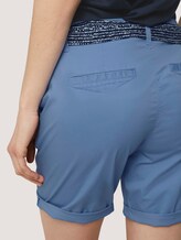 Relaxed chino Bermuda shorts - Women - sea blue Relaxed chino Bermuda shorts - Women - sea blue - 9 - TOM TAILOR