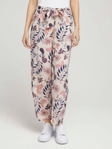 Fließende Culotte Hose - Frauen - white floral design Fließende Culotte Hose - Frauen - white floral design - 1 - TOM TAILOR