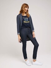 T-Shirt mit Print mit Bio-Baumwolle - Frauen - Sky Captain Blue T-Shirt mit Print mit Bio-Baumwolle - Frauen - Sky Captain Blue - 3 - TOM TAILOR