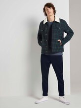 T-Shirt mit Ärmelaufschlag - Männer - Sky Captain Blue Non-Solid T-Shirt mit Ärmelaufschlag - Männer - Sky Captain Blue Non-Solid - 3 - TOM TAILOR Denim