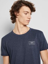 T-Shirt mit Ärmelaufschlag - Männer - Sky Captain Blue Non-Solid T-Shirt mit Ärmelaufschlag - Männer - Sky Captain Blue Non-Solid - 9 - TOM TAILOR Denim