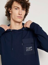 Hoodie met borstzak - Mannen - Sky Captain Blue Hoodie met borstzak - Mannen - Sky Captain Blue - 10 - TOM TAILOR Denim
