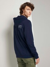 Hoodie met borstzak - Mannen - Sky Captain Blue Hoodie met borstzak - Mannen - Sky Captain Blue - 2 - TOM TAILOR Denim