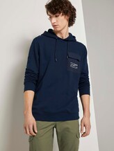 Hoodie met borstzak - Mannen - Sky Captain Blue Hoodie met borstzak - Mannen - Sky Captain Blue - 5 - TOM TAILOR Denim