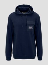 Hoodie met borstzak - Mannen - Sky Captain Blue Hoodie met borstzak - Mannen - Sky Captain Blue - 7 - TOM TAILOR Denim