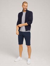 Chino Slim Shorts mit Bio-Baumwolle - Männer - Dark Blue Chino Slim Shorts mit Bio-Baumwolle - Männer - Dark Blue - 3 - TOM TAILOR