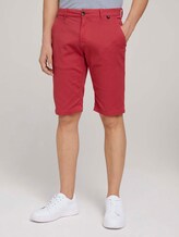 Chino Slim Shorts mit Bio-Baumwolle - Männer - Plain Red Chino Slim Shorts mit Bio-Baumwolle - Männer - Plain Red - 1 - TOM TAILOR