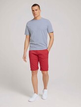 Chino Slim Shorts mit Bio-Baumwolle - Männer - Plain Red Chino Slim Shorts mit Bio-Baumwolle - Männer - Plain Red - 3 - TOM TAILOR