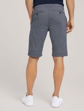 Josh Slim Chino-Shorts - Männer - blue structure Josh Slim Chino-Shorts - Männer - blue structure - 2 - TOM TAILOR