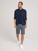 Josh Slim Chino-Shorts - Männer - blue structure Josh Slim Chino-Shorts - Männer - blue structure - 3 - TOM TAILOR