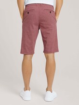 Josh Slim Chino-Shorts - Männer - red minimal design Josh Slim Chino-Shorts - Männer - red minimal design - 2 - TOM TAILOR