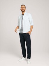 gestreiftes T-Shirt mit Rundhalsausschnitt - Männer - offwhite navy stripes gestreiftes T-Shirt mit Rundhalsausschnitt - Männer - offwhite navy stripes - 3 - TOM TAILOR
