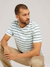 gestreiftes T-Shirt mit Rundhalsausschnitt - Männer - lucite green stripe gestreiftes T-Shirt mit Rundhalsausschnitt - Männer - lucite green stripe - 5 - TOM TAILOR