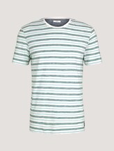 gestreiftes T-Shirt mit Rundhalsausschnitt - Männer - lucite green stripe gestreiftes T-Shirt mit Rundhalsausschnitt - Männer - lucite green stripe - 7 - TOM TAILOR