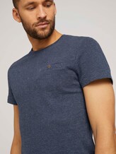 gepunktetes Tshirt - Männer - Dark Blue gepunktetes Tshirt - Männer - Dark Blue - 9 - TOM TAILOR