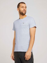 gepunktetes T-Shirt - Männer - Off White gepunktetes T-Shirt - Männer - Off White - 1 - TOM TAILOR