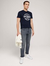 T-Shirt mit Bio-Baumwolle - Männer - Dark Blue T-Shirt mit Bio-Baumwolle - Männer - Dark Blue - 3 - TOM TAILOR