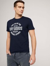 T-Shirt mit Bio-Baumwolle - Männer - Dark Blue T-Shirt mit Bio-Baumwolle - Männer - Dark Blue - 5 - TOM TAILOR
