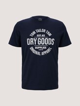 T-Shirt mit Bio-Baumwolle - Männer - Dark Blue T-Shirt mit Bio-Baumwolle - Männer - Dark Blue - 7 - TOM TAILOR