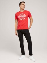 T-Shirt mit Bio-Baumwolle - Männer - Powerful Red T-Shirt mit Bio-Baumwolle - Männer - Powerful Red - 3 - TOM TAILOR
