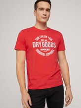 T-Shirt mit Bio-Baumwolle - Männer - Powerful Red T-Shirt mit Bio-Baumwolle - Männer - Powerful Red - 5 - TOM TAILOR