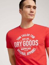 T-Shirt mit Bio-Baumwolle - Männer - Powerful Red T-Shirt mit Bio-Baumwolle - Männer - Powerful Red - 9 - TOM TAILOR