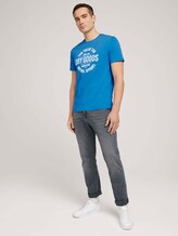 T-Shirt mit Bio-Baumwolle - Männer - bright ibiza blue T-Shirt mit Bio-Baumwolle - Männer - bright ibiza blue - 3 - TOM TAILOR