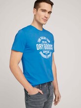 T-Shirt mit Bio-Baumwolle - Männer - bright ibiza blue T-Shirt mit Bio-Baumwolle - Männer - bright ibiza blue - 5 - TOM TAILOR