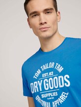T-Shirt mit Bio-Baumwolle - Männer - bright ibiza blue T-Shirt mit Bio-Baumwolle - Männer - bright ibiza blue - 9 - TOM TAILOR