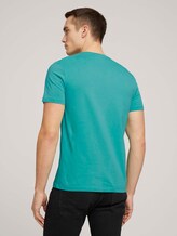 T-Shirt mit Bio-Baumwolle - Männer - dusty aqua T-Shirt mit Bio-Baumwolle - Männer - dusty aqua - 2 - TOM TAILOR
